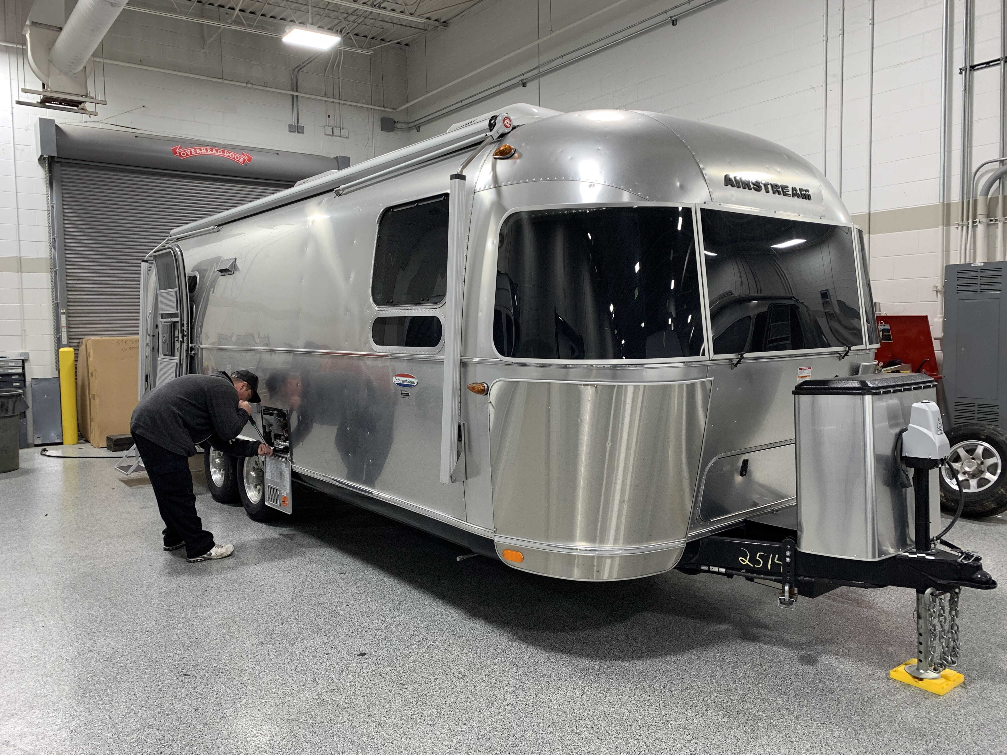Roy Becker in the service department